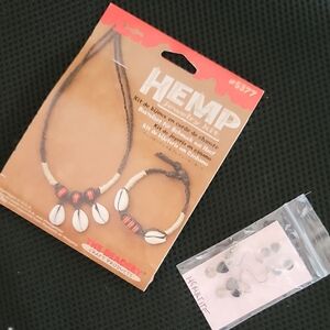 Hemp Jewelry Kit with Shells